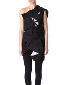 Comme Des Garçons Layered and Pleated Dress - Lyst