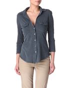 James Perse Cotton Shirt - Lyst