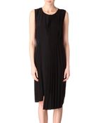 Maison Martin Margiela Silk-Crepe Dress - Lyst
