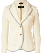 Rag & Bone Ivory Wool Bromley Blazer - Lyst