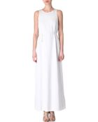 Theory Slit back maxi dress - Lyst