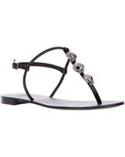 Ash Marcel Flat Sandal - Lyst