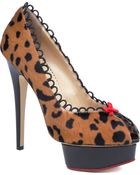 Charlotte Olympia Daphne Leopardprint Courts - Lyst