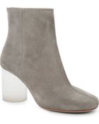 Maison Margiela Marquee Suede Ankle Boots - Lyst