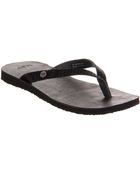 Ugg Ally Flip Flop Black Leather - Lyst