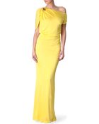 Roberto Cavalli Satin-Jersey Gown - Lyst