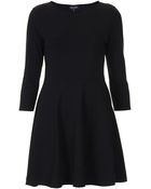 Topshop Half Sleeve Flippy Tunic - Lyst