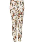 Topshop Pixelated Highwaist Trousers - Lyst