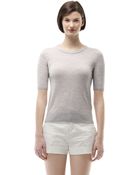 Club Monaco Pippa Solid Merino Tee - Lyst
