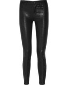 J Brand Stretch-Leather Skinny Pants - Lyst