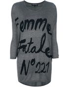 5preview Femme Fatale Sweater - Lyst