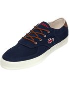 Lacoste Glendon 2 Mens Lace Up Plimsolls - Lyst