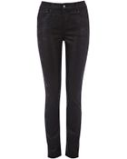Karen Millen Snake Print Jean - Lyst