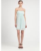 Alice + Olivia Stretch Silk Cutout Dress - Lyst