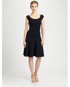 Donna Karan New York Fitandflare Dress - Lyst