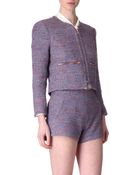 French Connection Rainbow Tweed Jacket - Lyst