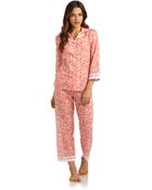 Oscar de la Renta Island Retreat Pajama Set - Lyst