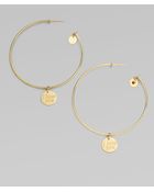 Roberto Coin 18k Yellow Gold Love Hoop Earrings2 - Lyst
