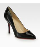 Christian Louboutin Batignolles Patent Leather Pumps - Lyst