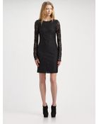 McQ by Alexander McQueen Lace Mini Dress - Lyst