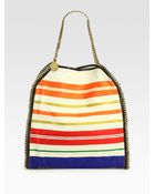 Stella McCartney Falabella Cotton Tricot Shoulder Bag - Lyst
