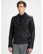 3.1 Phillip Lim Leather Motorcycle Jacket - Lyst