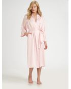 Natori Charmeuse Robe - Lyst