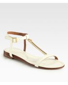 Tory Burch Pacey Leather Thong Sandals - Lyst