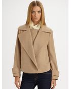 By Malene Birger Fiedlina Draped Flannel Coat - Lyst