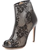 Jerome C. Rousseau Juda Lace Open Toe Booties - Lyst