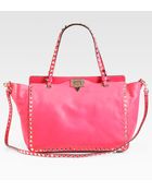 Valentino Rockstud Tote - Lyst