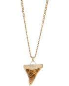 Givenchy Paesina Shark Tooth Pendant Necklace - Lyst