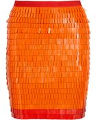 Hervé Léger Tricia Embellished Bandage Skirt - Lyst