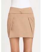See By Chloé Pleatfront Mini Skirt - Lyst