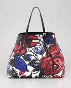 Jimmy Choo Sasha Large Printed Canvas Tote Bag - Lyst