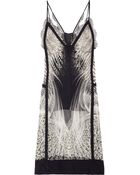 Roberto Cavalli Printed Silk-Chiffon Top - Lyst