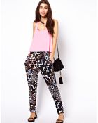 ASOS Collection Peg Trouser in Aztec Print - Lyst