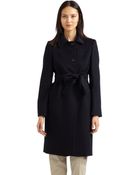 Max Mara Cashmerewool Pleatback Coat - Lyst