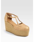 ChloƩ Wedge Platform Espadrilles - Lyst