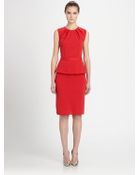 Giambattista Valli Peplum Dress - Lyst