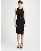 McQ by Alexander McQueen Sleeveless Cowl Dress - Lyst