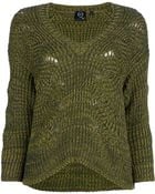 McQ by Alexander McQueen Cable Knit Sweater - Lyst