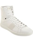 Saint Laurent Studded High Top Sneaker - Lyst