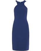 Antonio Berardi Racer Back Stretch Cady Dress - Lyst