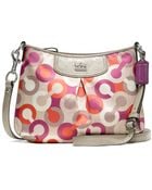 Coach Madison Diagonal Op Art Fashion Swing Pack - Lyst