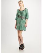Cynthia Steffe Cynthia Printed Silk Dress - Lyst
