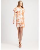 Rachel Zoe Ines Silk Printed Dress - Lyst