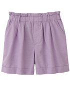 Uniqlo Linen Blended Flare Shorts - Lyst