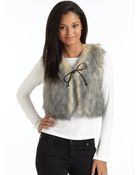 W118 By Walter Baker Janine Faux Fur Vest - Lyst