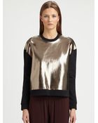 Neil Barrett Metallic Print Sweatshirt - Lyst